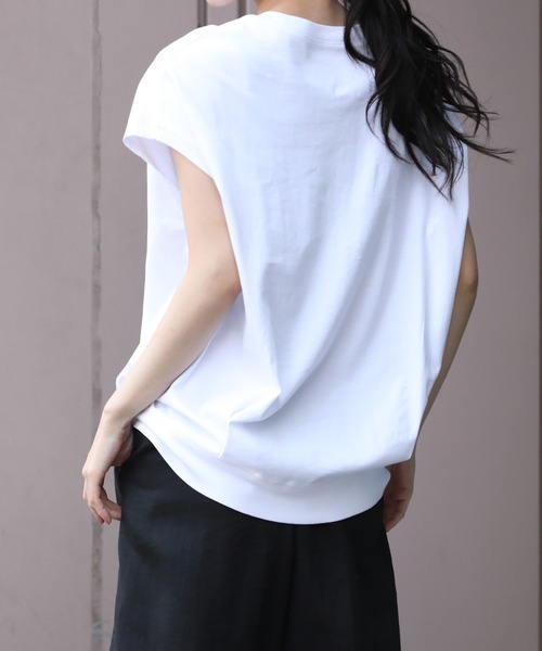 Munich（ミューニック）の「ゼブラプリントプルオーバー（Tシャツ/カットソー・レディース・カーキ/ライトベージュ/ライトグリーン/ホワイト・FREE）」の11枚目の写真