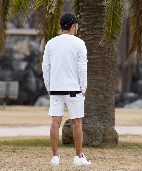adamsJUGGLER（アダムスジャグラー）の「パームツリー&O.Eロンティー（Tシャツ/カットソー・メンズ・グレー/ブラック・S/M/L/XL）」の8枚目の写真