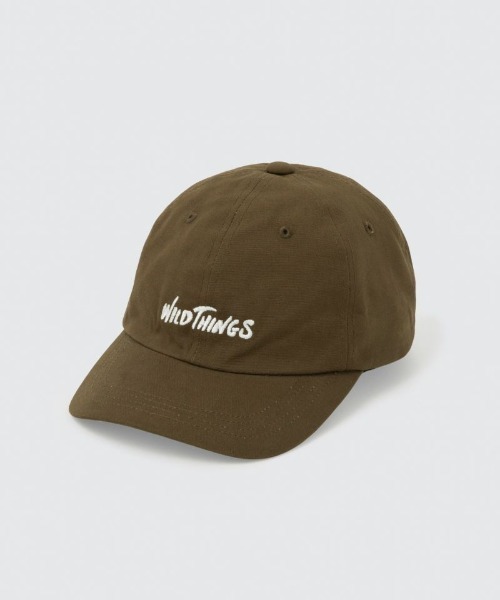 WILD THINGS（ワイルドシングス）の「◆WILD THINGS◆LOGO CAP（キャップ・メンズ・ブラック/ネイビー/アイボリー/オリーブ・FREE）」の3枚目の写真