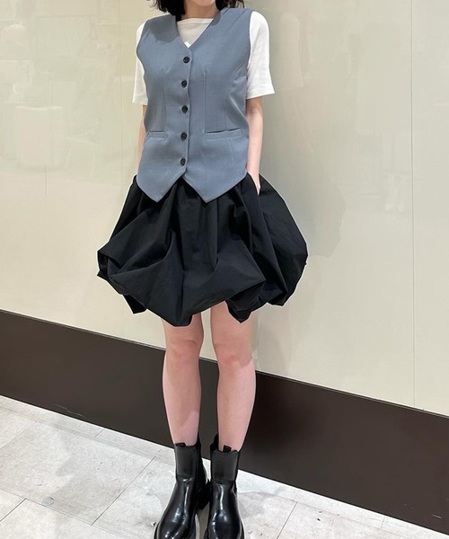 ベスト ジレ スタンダードジレ「低身長・小柄女性向け」 レディース スタンダードジレ【低身長・小柄女性向け】（ベスト）｜ST
