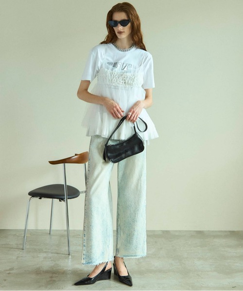 tシャツ THE NOW Logo T-shirt/THE NOWロゴTシャツ「MAISON SPECIAL/メゾンスペシャル」 レディース THE NOW Logo T-shirt/THE NOWロゴTシャツ【MAISON SPECIAL