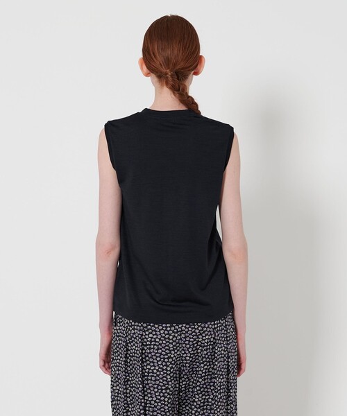 Steven Alan(スティーブンアラン)の「<Steven Alan>ウールジャージー ノースリーブ Tシャツ(タンクトップ・レディース・ピンク/ネイビー/オフホワイト/ブラウン系・FREE)」の16枚目の写真