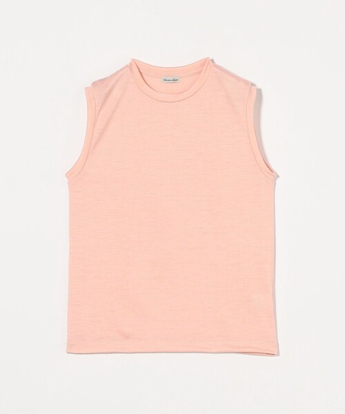 Steven Alan(スティーブンアラン)の「<Steven Alan>ウールジャージー ノースリーブ Tシャツ(タンクトップ・レディース・ピンク/ネイビー/オフホワイト/ブラウン系・FREE)」の17枚目の写真
