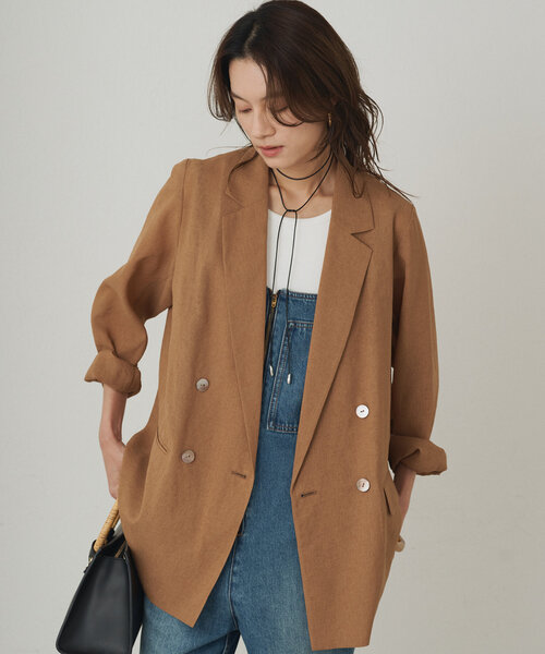 LOUNGEDRESS ラウンジドレス　 リネンライクシアージャケット LOUNGEDRESS（ラウンジドレス）の「リネンライクシアー