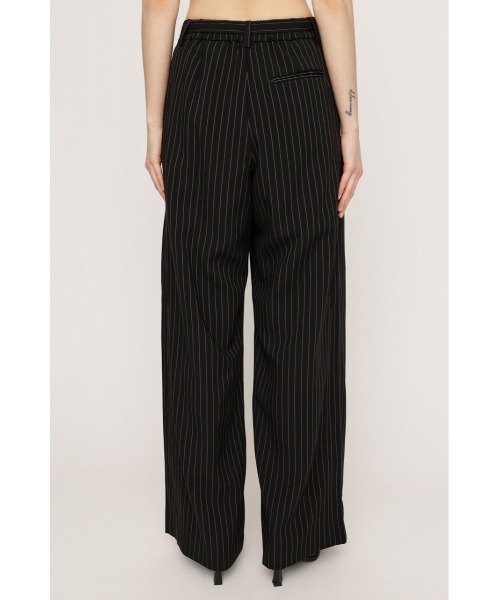 セール】CENTER TAPE TUCKED TROUSERS センター テープ タックド