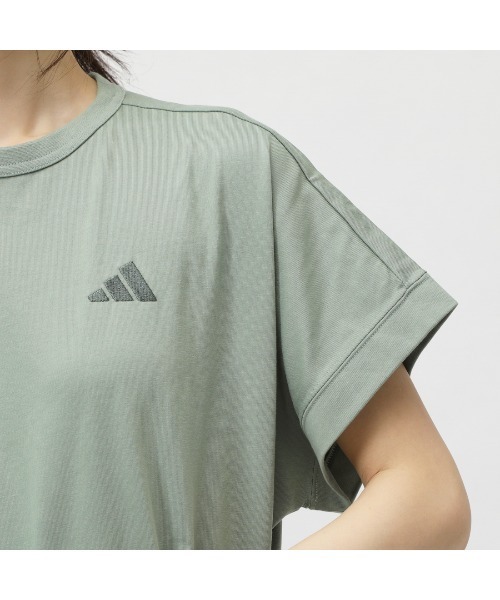 adidas（アディダス）の「【別注】アディダス adidas W LUX CA ギャザーワンピース AP 限定コラボ（ワンピース・レディース・グリーン/ブラック/ブラウン・S/M/L/XL）」の11枚目の写真