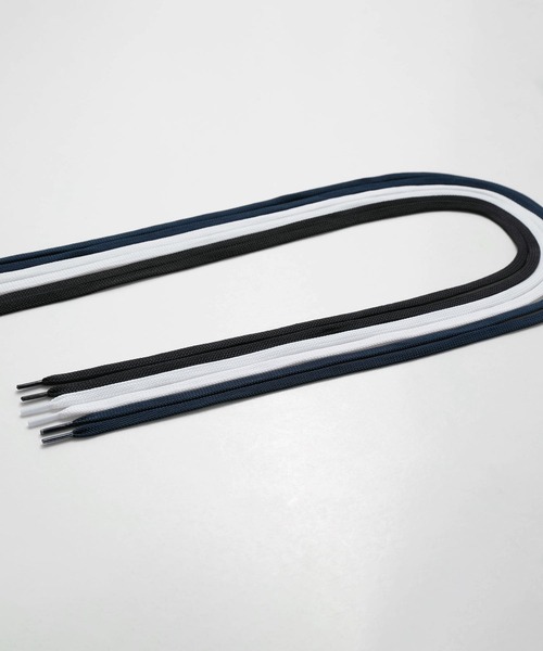HIGHTIDE(ハイタイド)の「GETABACO ゲタバコ RECYCLE POLY USNB LACES 120cm リサイクルポリエステル シューレース 120cm 靴紐(シューズアクセサリー・レディース・ホワイト/ブラック/ネイビー・FREE)」の18枚目の写真