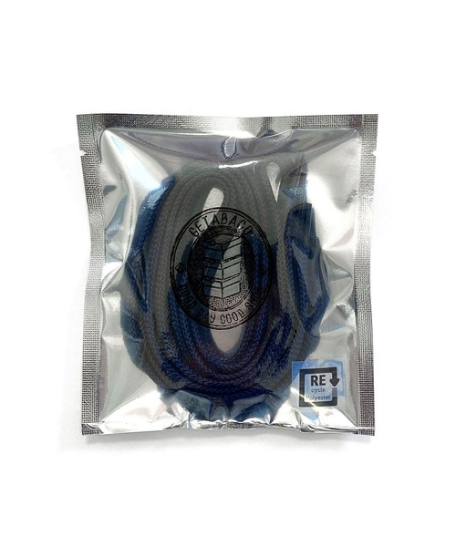 HIGHTIDE(ハイタイド)の「GETABACO ゲタバコ RECYCLE POLY USNB LACES 120cm リサイクルポリエステル シューレース 120cm 靴紐(シューズアクセサリー・レディース・ホワイト/ブラック/ネイビー・FREE)」の21枚目の写真