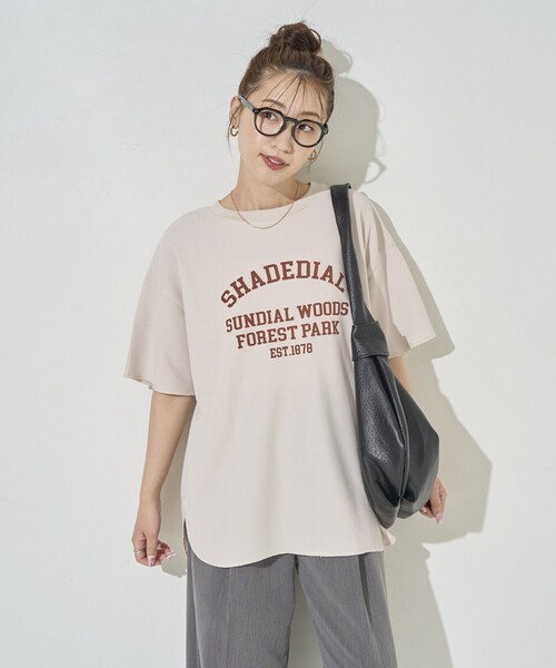 セール】限定展開 ミニ ワッフル ロゴ プリント 半袖 Tシャツ（T