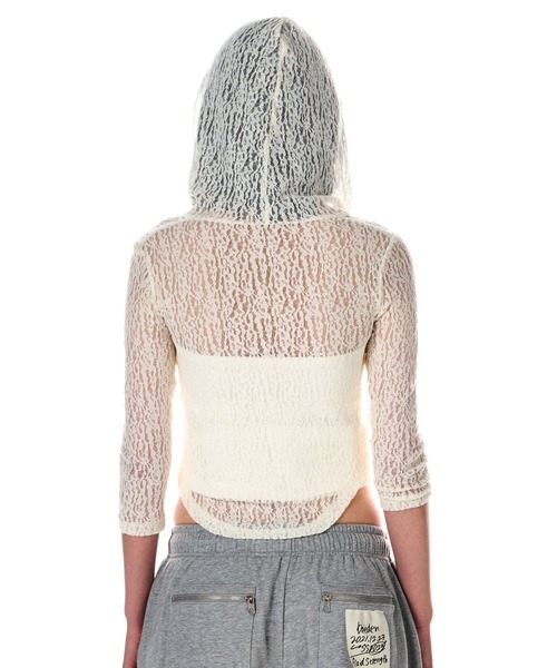 BEEDEN（ビーデン）の「COMPACT LACE ZIP HOODIE（パーカー）」 - WEAR