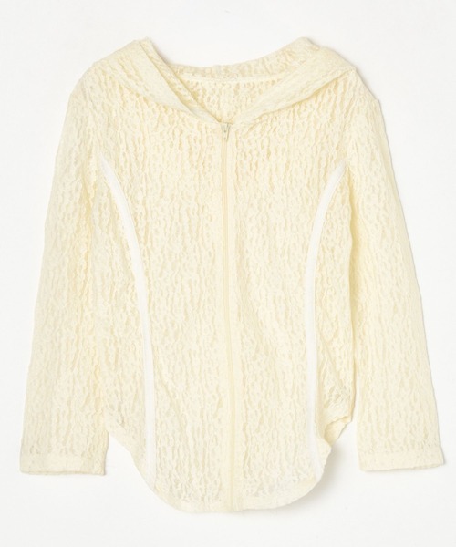 BEEDEN（ビーデン）の「COMPACT LACE ZIP HOODIE（パーカー）」 - WEAR