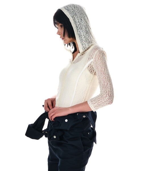 BEEDEN（ビーデン）の「COMPACT LACE ZIP HOODIE（パーカー）」 - WEAR