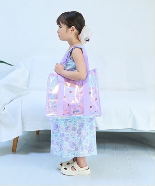 Lycee mine（リセマイン）の「【SWIM】オーロラクリアバッグ（スイムグッズ・キッズ・ラベンダー・F）」の4枚目の写真