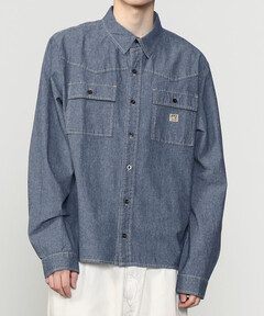 RRL ダブルアールエル インディゴ パッチワークニット シャツ RRL等の通販サイト【RHYTHM】RRL(ダブルアールエル) HUNTER