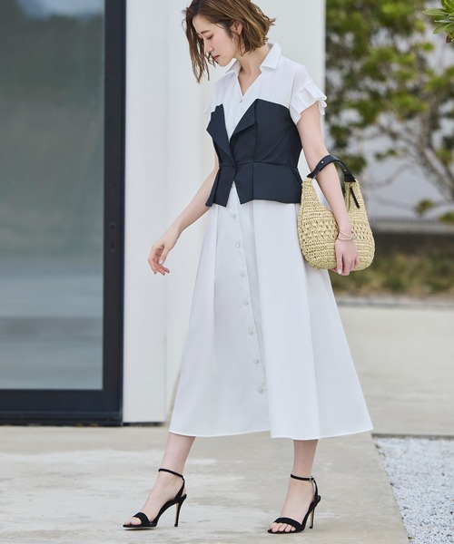 【レディースファッション】ワンピース VIVID FORMAL BOUTIQUE 森英恵VIVID FORMAL BOUTIQUE ワンピース 9号 - メルカリ