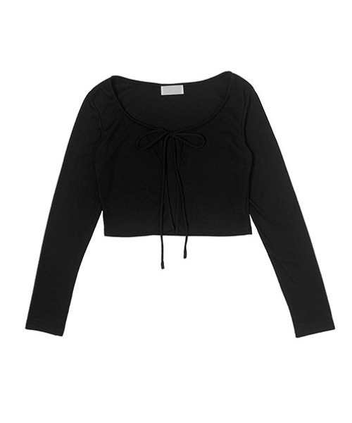 anyonemore（エニワンモア）の「裾レースフリルキャミソール+リボンボレロ風カーディガンセット（カーディガン/ボレロ・レディース・アイボリー/ブラック・FREE）」の20枚目の写真