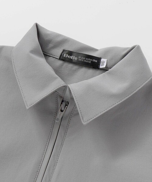 BeBe（ベベ）の「ストレッチナイロンシャツ+ハーフパンツセットアップ(100~150cm)（セットアップ・キッズ・ネイビー/グレー・150cm/130cm/140cm/120cm）」の13枚目の写真