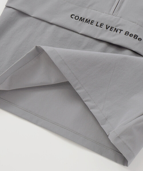 BeBe（ベベ）の「ストレッチナイロンシャツ+ハーフパンツセットアップ(100~150cm)（セットアップ・キッズ・ネイビー/グレー・150cm/130cm/140cm/120cm）」の17枚目の写真