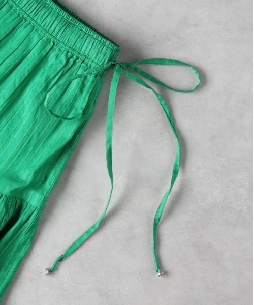 Right-on（ライトオン）の「【インド刺繍】ティアードスカート（スカート・レディース・グリーン/イエロー/オフホワイト/ブラック・M/L）」の17枚目の写真