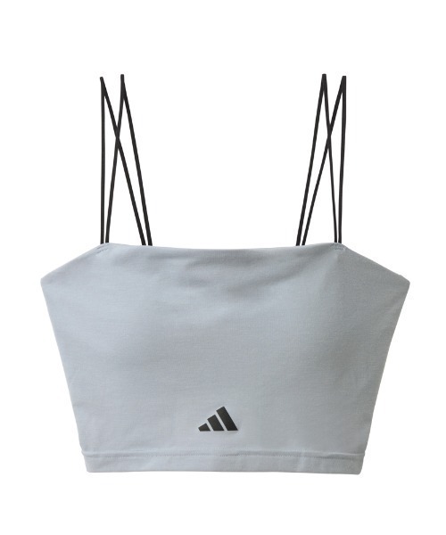 adidas（アディダス）の「adidas/アディダス ミニブラキャミ 吸汗速乾（スポーツブラ・レディース・ブラック/グレー系その他/ブラウン・MEDIUM/LARGE）」の15枚目の写真