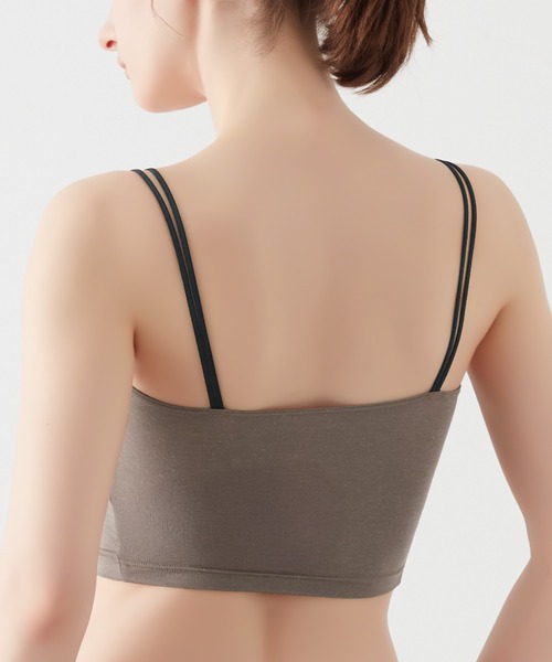 adidas（アディダス）の「adidas/アディダス ミニブラキャミ 吸汗速乾（スポーツブラ・レディース・ブラック/グレー系その他/ブラウン・MEDIUM/LARGE）」の19枚目の写真