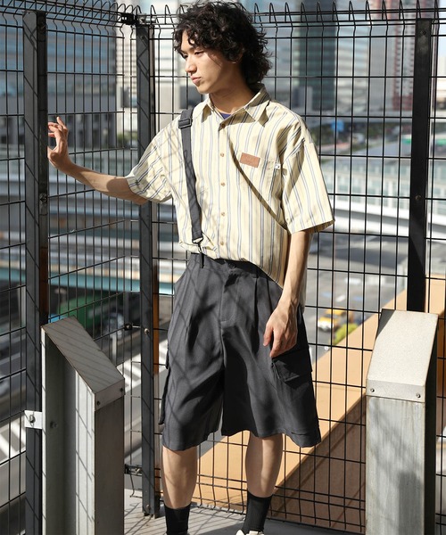 セール】サスペンダー付きカーゴショーツ（カーゴパンツ）｜HOOK