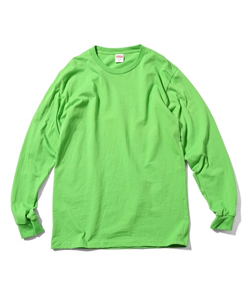 Lafayette（ラファイエット）の「SUPREME シュプリーム  L/STEE - ロングスリーブTシャツ-2【MADEINUSA】（Tシャツ/カットソー・メンズ・ペールイエロー/コーラルピンク/ブラック/ライトブルー/ホワイト/ライム/グレー/レモンイエロー/ピンク系その他・XL/L/M/S）」の4枚目の写真