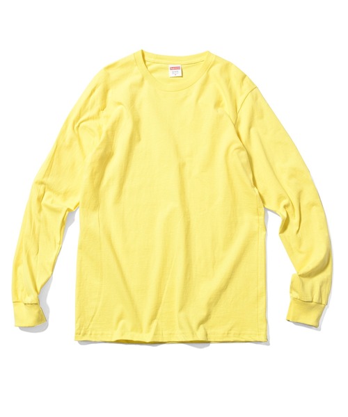 Lafayette（ラファイエット）の「SUPREME シュプリーム  L/STEE - ロングスリーブTシャツ-2【MADEINUSA】（Tシャツ/カットソー・メンズ・ペールイエロー/コーラルピンク/ブラック/ライトブルー/ホワイト/ライム/グレー/レモンイエロー/ピンク系その他・XL/L/M/S）」の6枚目の写真