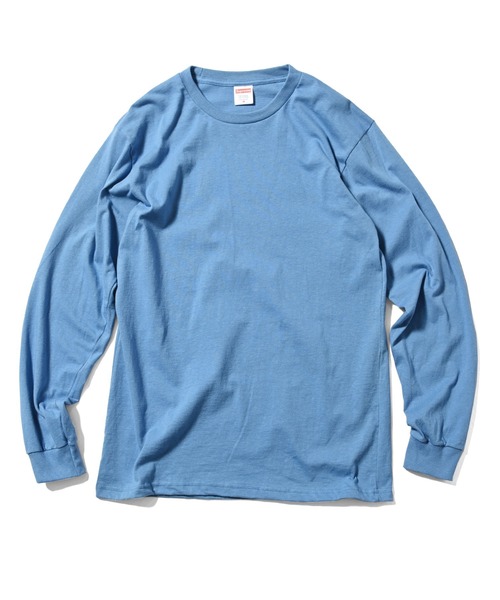 Lafayette（ラファイエット）の「SUPREME シュプリーム  L/STEE - ロングスリーブTシャツ-2【MADEINUSA】（Tシャツ/カットソー・メンズ・ペールイエロー/コーラルピンク/ブラック/ライトブルー/ホワイト/ライム/グレー/レモンイエロー/ピンク系その他・XL/L/M/S）」の5枚目の写真