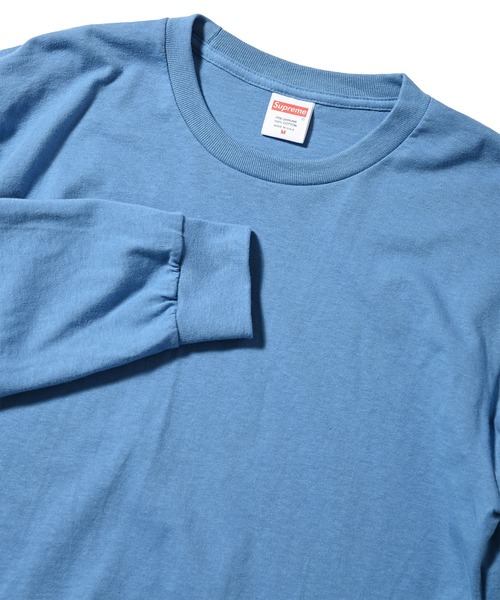 Lafayette（ラファイエット）の「SUPREME シュプリーム  L/STEE - ロングスリーブTシャツ-2【MADEINUSA】（Tシャツ/カットソー・メンズ・ペールイエロー/コーラルピンク/ブラック/ライトブルー/ホワイト/ライム/グレー/レモンイエロー/ピンク系その他・XL/L/M/S）」の17枚目の写真