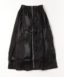 Perfect Suit FActory（パーフェクトスーツファクトリー）の「箔オーガンジーフロントジップスカート【DIP IN CHOCOLATE】（スカート）」