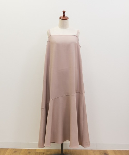CLETTE(クレット)の「レースシャツセットワンピース(ワンピース・レディース・ベージュ/チャコールグレー/ピンク・LL/4L/3L)」の19枚目の写真