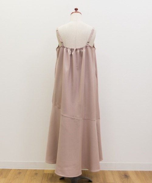 CLETTE(クレット)の「レースシャツセットワンピース(ワンピース・レディース・ベージュ/チャコールグレー/ピンク・LL/4L/3L)」の21枚目の写真