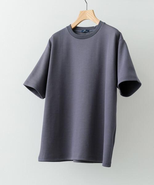 ITEMS URBANRESEARCH（アイテムズ アーバンリサーチ）の「ワンポイント刺繍ダンボールTシャツ（Tシャツ/カットソー・メンズ・チャコールグレー/オフホワイト/ベージュ・LARGE/MEDIUM）」の3枚目の写真