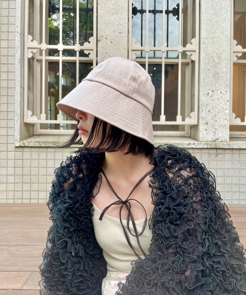 ORIENT MILLINERY（オリエント ミリナリー）の「TOANI【ﾄｱﾆ】SAILOR HAT（ハット・レディース・ブラック/ベージュ/ブルー系その他・FREE）」の2枚目の写真