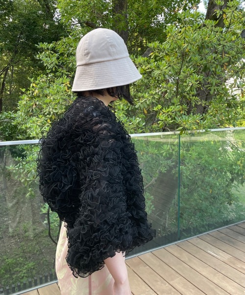 ORIENT MILLINERY（オリエント ミリナリー）の「TOANI【ﾄｱﾆ】SAILOR HAT（ハット・レディース・ブラック/ベージュ/ブルー系その他・FREE）」の11枚目の写真