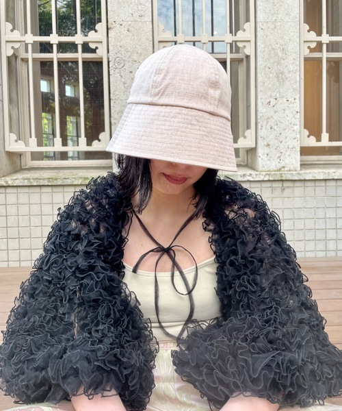 ORIENT MILLINERY（オリエント ミリナリー）の「TOANI【ﾄｱﾆ】SAILOR HAT（ハット・レディース・ブラック/ベージュ/ブルー系その他・FREE）」の15枚目の写真