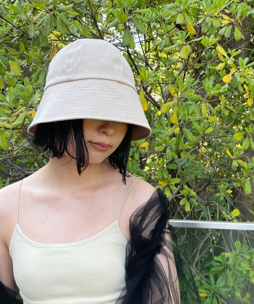 ORIENT MILLINERY（オリエント ミリナリー）の「TOANI【ﾄｱﾆ】SAILOR HAT（ハット・レディース・ブラック/ベージュ/ブルー系その他・FREE）」の13枚目の写真