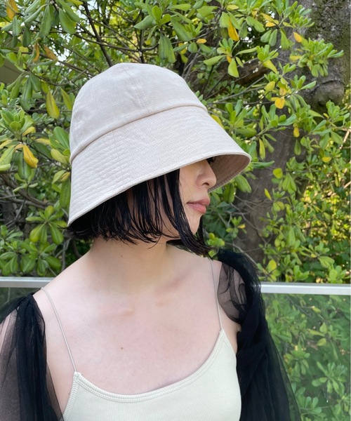 ORIENT MILLINERY（オリエント ミリナリー）の「TOANI【ﾄｱﾆ】SAILOR HAT（ハット・レディース・ブラック/ベージュ/ブルー系その他・FREE）」の14枚目の写真