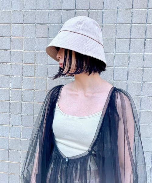 ORIENT MILLINERY（オリエント ミリナリー）の「TOANI【ﾄｱﾆ】SAILOR HAT（ハット・レディース・ブラック/ベージュ/ブルー系その他・FREE）」の17枚目の写真