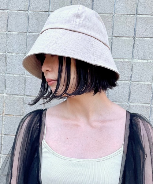 ORIENT MILLINERY（オリエント ミリナリー）の「TOANI【ﾄｱﾆ】SAILOR HAT（ハット・レディース・ブラック/ベージュ/ブルー系その他・FREE）」の16枚目の写真