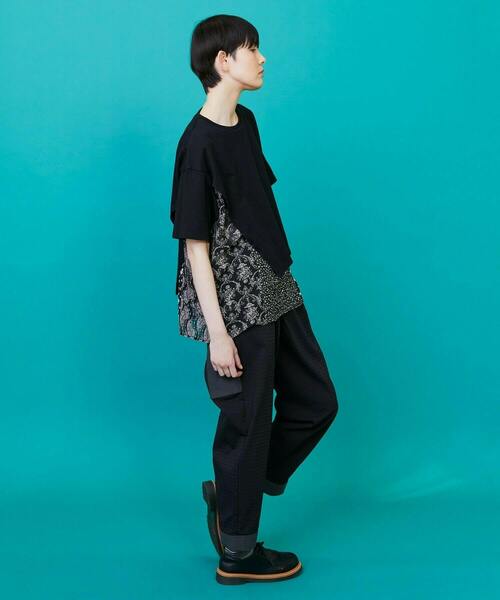 FRAPBOIS（フラボア）の「ボーダーサッカー パンツ（その他パンツ・レディース・ブラック/カーキ・1/2）」の19枚目の写真