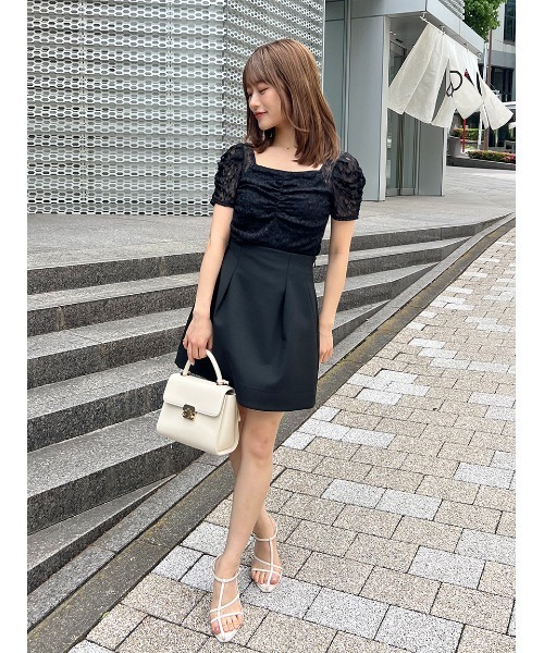 【試着のみ】SNIDEL カットソー ペプラムカットソー（カットソー/Tシャツ）｜SNIDEL（スナイデル