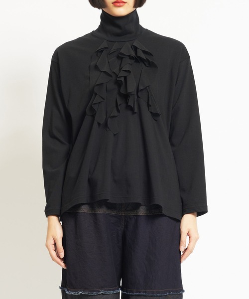 gommeフリルTEE gomme tシャツ 24/-天竺 フリルT レディース メンズ : ZOZOTOWN
