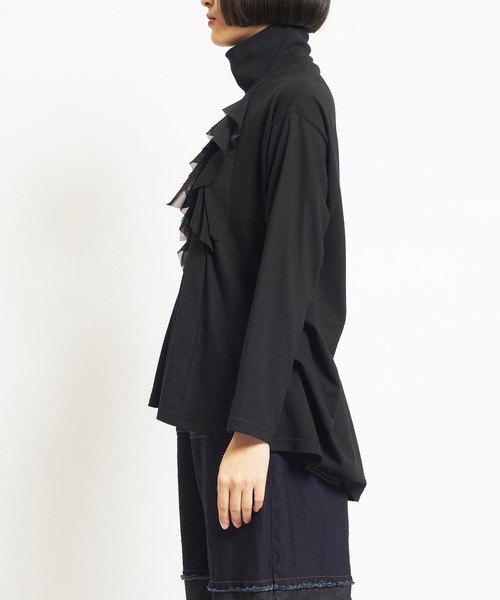 gommeフリルTEE gomme tシャツ 24/-天竺 フリルT レディース メンズ : ZOZOTOWN