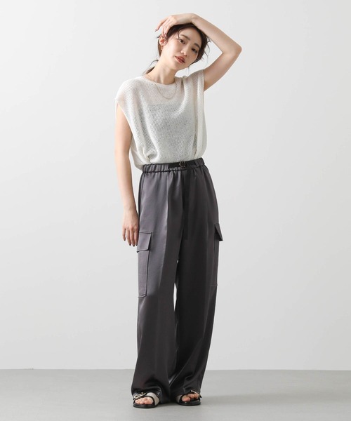 Gready Brilliant（グレディブリリアン）の「ギマスパンコールフレンチニット（ニット/セーター・レディース・ベージュ/オフホワイト・FREE）」の22枚目の写真