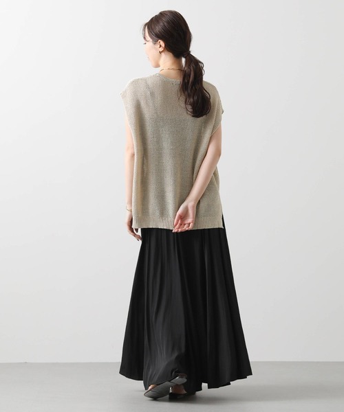 Gready Brilliant（グレディブリリアン）の「ギマスパンコールフレンチニット（ニット/セーター・レディース・ベージュ/オフホワイト・FREE）」の15枚目の写真