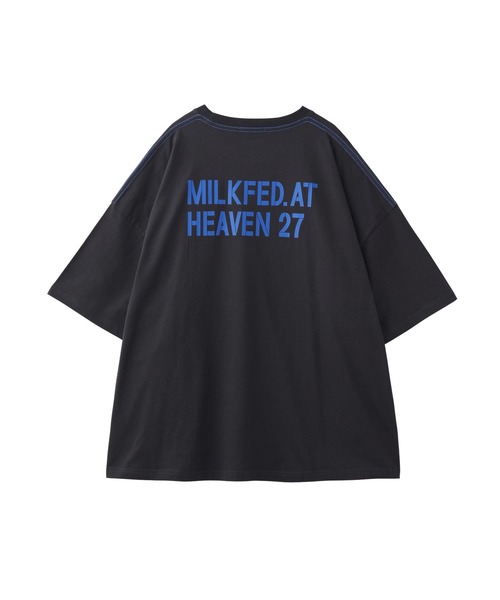 tシャツ MILKFED. AT HEAVEN27 SUPER BIG S/S TOP レディース メンズ MILKFED. AT HEAVEN27 SUPER BIG S/S TOP（Tシャツ/カットソー