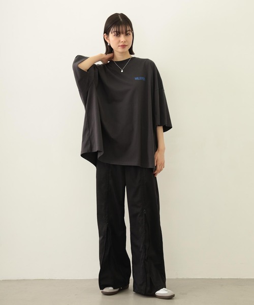 tシャツ MILKFED. AT HEAVEN27 SUPER BIG S/S TOP レディース メンズ MILKFED. AT HEAVEN27 SUPER BIG S/S TOP（Tシャツ/カットソー