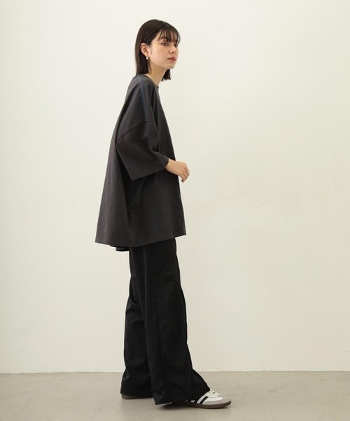 MILKFED.（ミルクフェド）の「MILKFED. AT HEAVEN27 SUPER BIG S/S TOP（Tシャツ/カットソー・レディース・ブルー/オートミール/チャコール・ONE SIZE）」の9枚目の写真